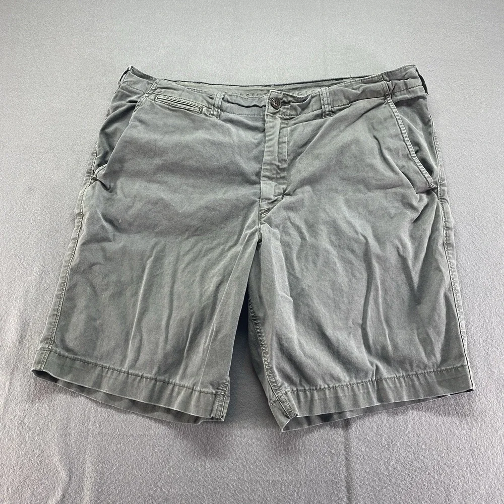 American Eagle Shorts Mens 38 Grey Ne(x)t Level Flex Chino Stretch Hiking